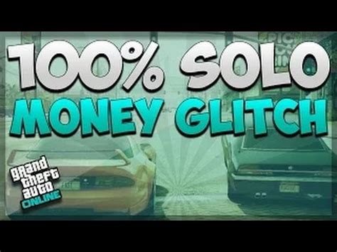 GTA 5 Glitches SOLO Money Glitch Online Patch 1 16 Unlimited Money