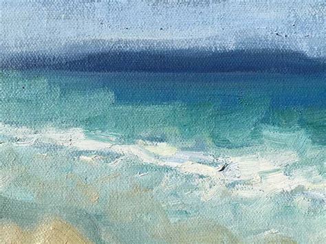 Seascape Painting Tutorial - Learn How To Paint This Simple Seascape In ...