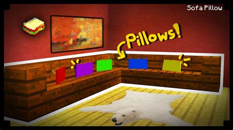 How To Make A Sofa Pillow Minecraft Baci Living Room