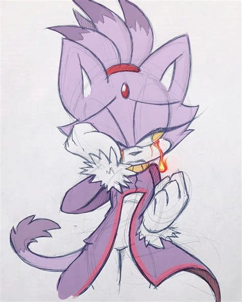 Fire Tears Sonic Sonicthehedgehog Blazethecat Blazethecatfanart