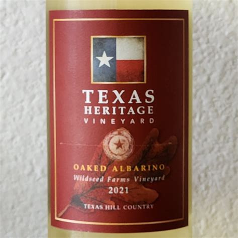 Texas Heritage Vineyards Oaked Albariño