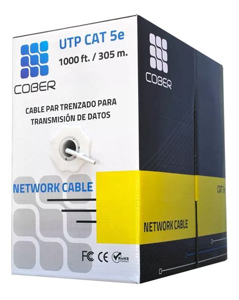 Cable Red Utp Cat E Metros Rj Cober Ibc M Xico Equipos