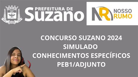 Concurso Suzano Simulado Pebi Adjunto Youtube