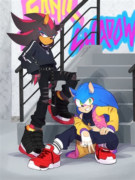 Art By Indigonite Indigonite0 Twitter Sonic And Shadow Sonic