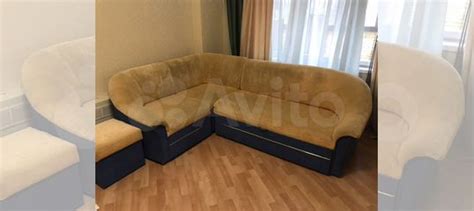 Угловой диван бу , ширина 230, глубина 160, высота 80 , б/у , материал ...