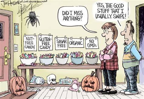 Editorial Cartoon U.S. Healthy Halloween Candy | Halloween quotes funny ...