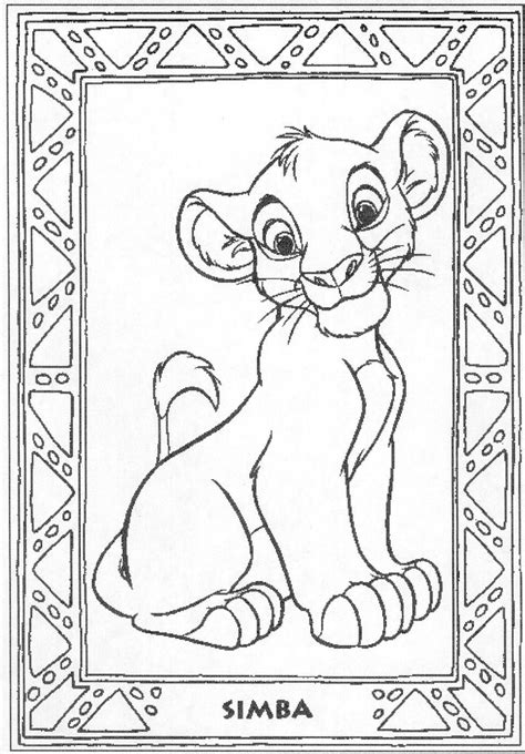 Lion King Coloring Pages Learny Kids