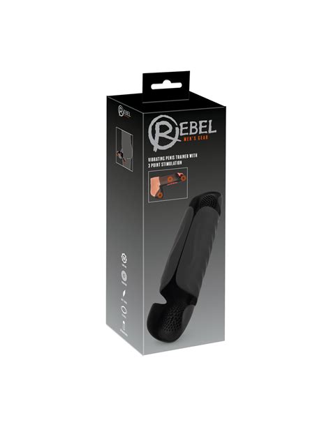 REBEL Men S Gear Penis Trainer With 3 Point Stimulation Sort