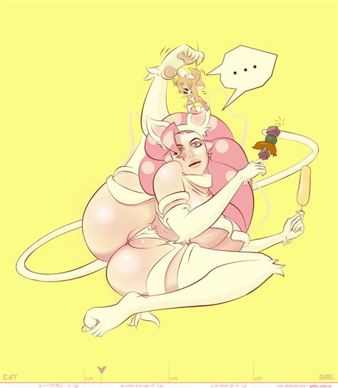 Rule 34 1boy 1girls Crossover Darkstalkers Felicia Female Female Focus Jerry Mouse Large