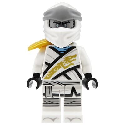 LEGO Ninjago Legacy Minifigure Ninja Zane White Robe Extra Extra