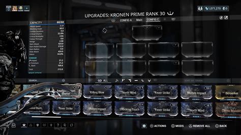 Kronen Prime Variants Rwarframe