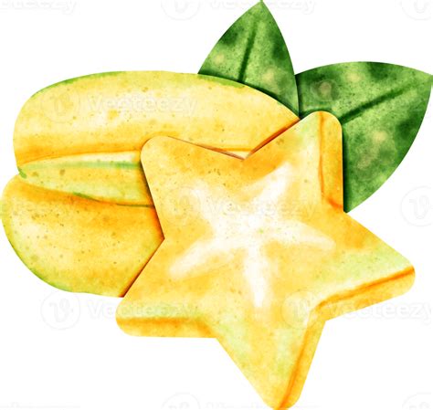acuarela Fruta estrella Fruta 23297365 PNG