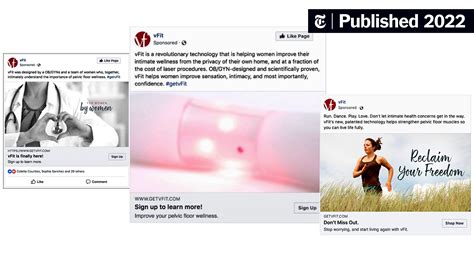 Facebook Rejected Ads From 60 Womens Sexual Health Companies According To New Report The New