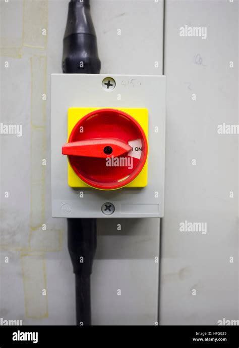 Industrial Electrical Switch Detail Stock Photo 130056253 Alamy
