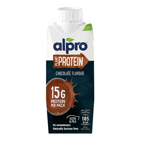 Alpro Soya High Protein Chocolate Drink 250ml 100 Plant Based And Da Click Cuisine