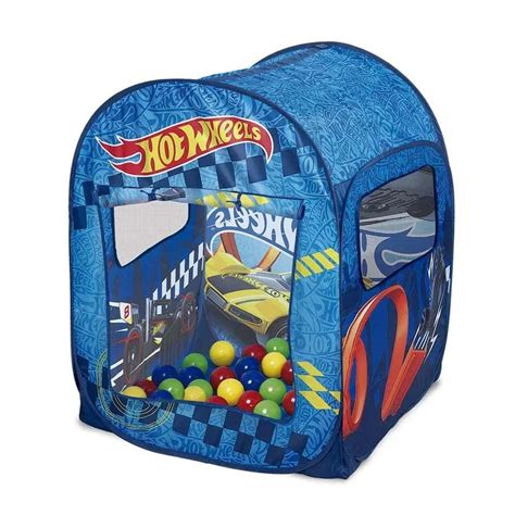 Barraca Hot Wheels Bolinhas Fun Azul