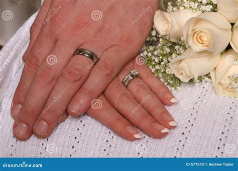 Newlywed Rings Stock Photo Image Of Gold Diamond Newlywed