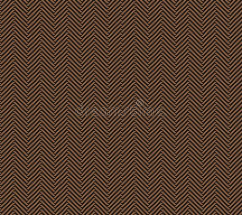 Brown Herringbone Tweed Seamless Pattern Stock Vector Illustration Of