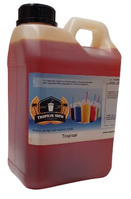 Mix De Concentr De Tropical Pour Machine Granita Et Granit Litres