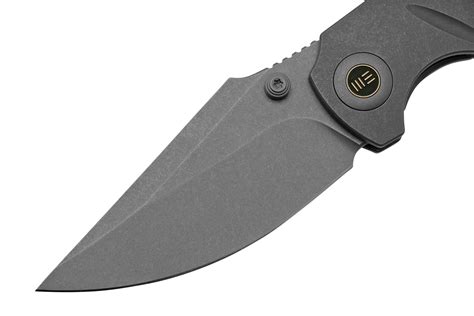 We Knife Riff Raff Grey Titanium Stonewashed Cpm 20cv We22020b 3 Pocket Knife Matt Christensen