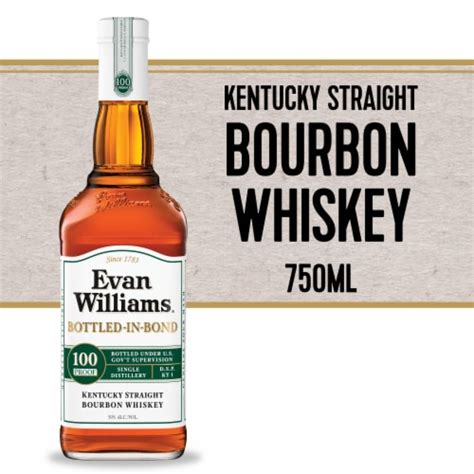 Evan Williams White Label Bottled In Bond Kentucky Straight Bourbon