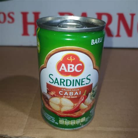 Jual Balikpapan Abc Sardines Sarden Ikan Saus Cabai Gr Shopee