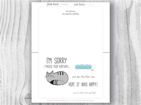 Belated Birthday Card Funny Belated Birthday Digital Card - Etsy