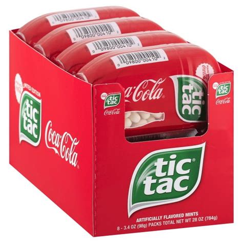 LIMITED EDITION TIC TAC COCA COLA 3 4 OZ 8 COUNT Walmart