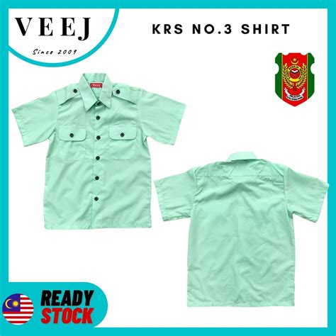 UNIFORM BAJU KEMEJA TKRS KRS NO 3 LENGAN PENDEK SHORT SLEEVE