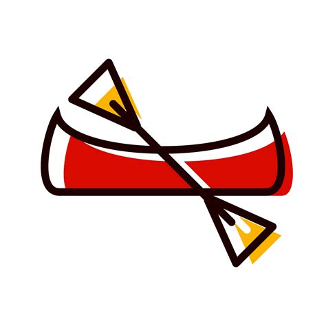 Canoe Icon Design 497317 Vector Art At Vecteezy