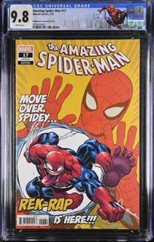 Amazing Spider Man 17 Cgc 9 8 Marvel 2023 1 25 Ratio Variant 1st