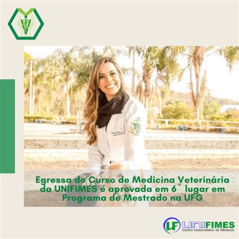 Egressa do Curso de Medicina Veterinária é aprovada em Programa de