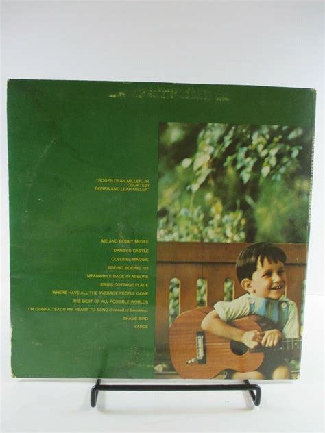 Signed By Roger Miller Roger Miller St Lp 1969 Smash