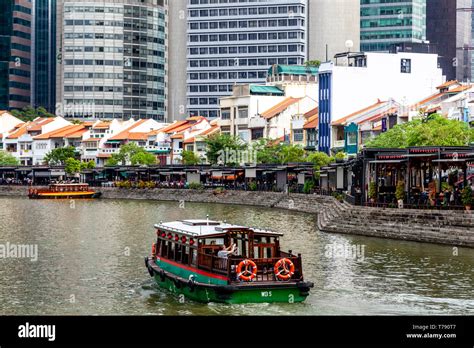 Boat Trips On Boat Quay Singapore South East Asia Stock Photo Alamy