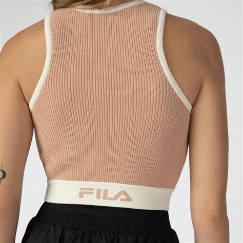 Top Fitness Fila Tricot Wr Feminino Centauro