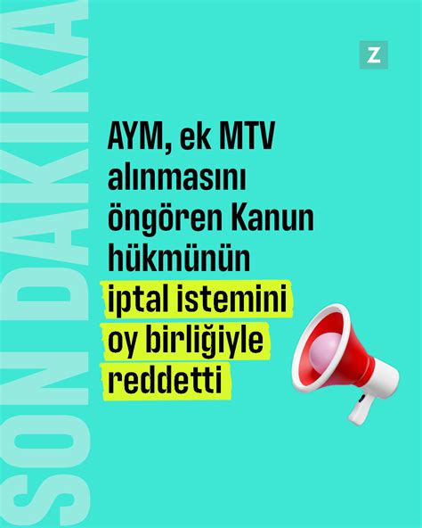 AYM den ek MTV kararı