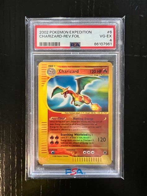 2002 Pokémon Charizard 6165 Rev Foil Expedition Hobbies And Toys Toys