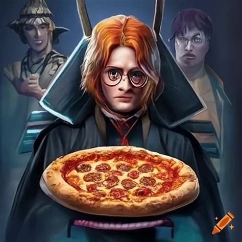 Harry Potter As A Pizza Delivering Samurai