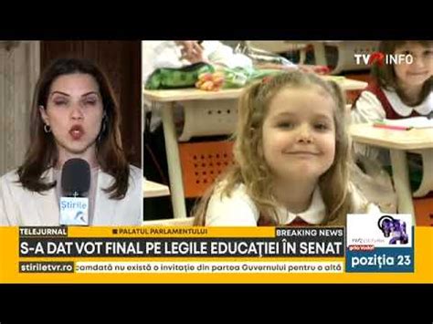 Legile Educa Iei Au Fost Adoptate De Senat Cele Dou Proiecte De Lege