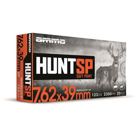 Ammo Inc Hunt Sp X Mm Hornady Interlock Sp Grain