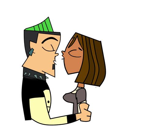 Total Drama Duncan X Courtney Kiss