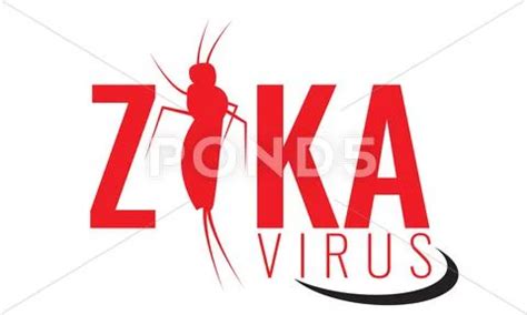 Vector Zika Virus Logo Symbol Or Sign Aedes Aegypti Mosquitoes