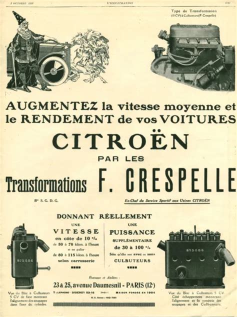 Publicit Ancienne Voiture Automobile Citro N Ou Issue De