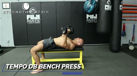 Tempo Db Bench Press The Strength Matrix Strength Training For Jiu Jitsu Youtube