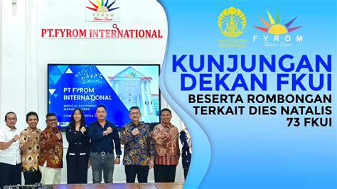 Kunjungan Dekan Fakultas Kedokteran Universitas Indonesia Beserta