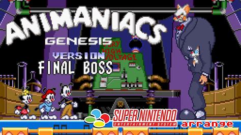 Animaniacs Sega Genesis Final Boss Super Nintendo Arrange Youtube