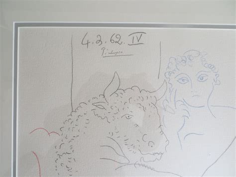 Pablo Picasso Minotaure And Nude After Picasso Lithograph For Sale At 1stDibs