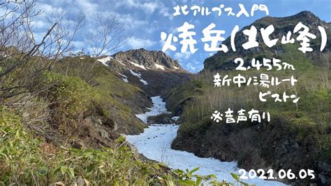 【日本百名山】焼岳北峰登山新中ノ湯ピストンルート Youtube