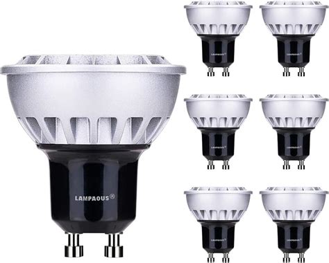 Lampaous Gu10 Led Bulbs 7w Light Bulb 50w Halogen Equi 3000k Warm White