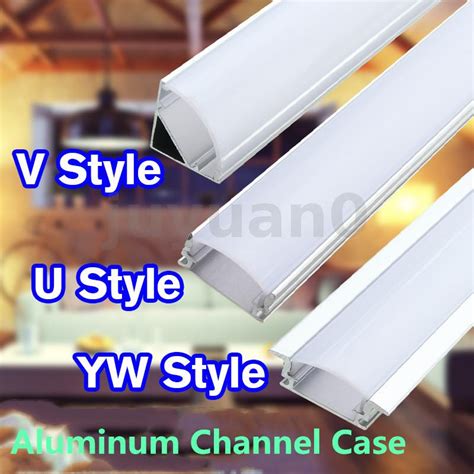 30CM U V YW Style Rigid LED Strip Aluminum Channel Case Shell Milk